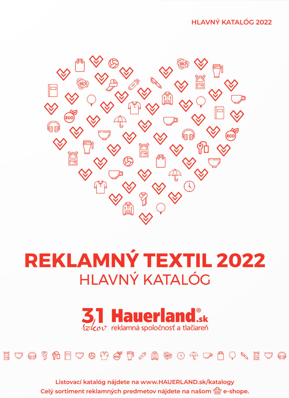 Reklamný textil HLAVNÝ KATALÓG 2022