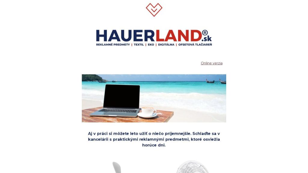 Reklamné predmety do kancelárie na leto