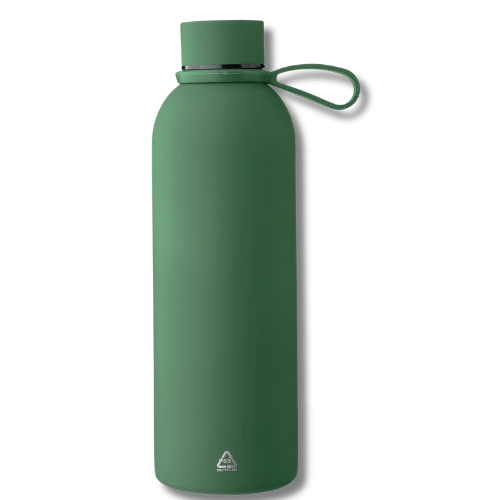 Zelená opakovane použiteľná fľaša na vodu